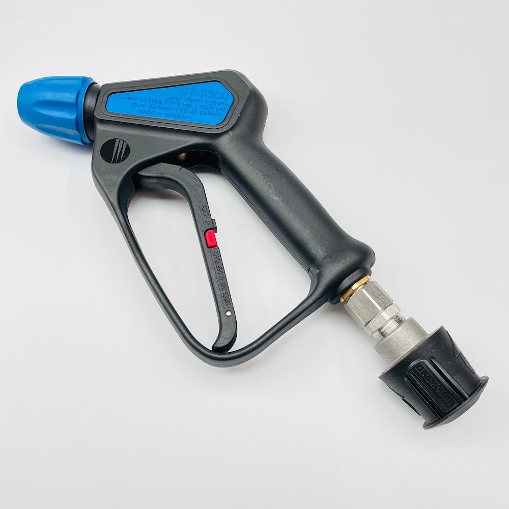 One of the inlet options available; the Karcher K series connection, which allows the connection of this trigger to your Karcher Domestic Pressure washer