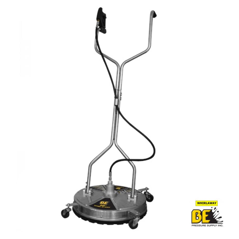 Whirlaway Hochdruckreiniger – 20 Zoll Edelstahl Rotierend, Für Flache Oberflächen, NEU