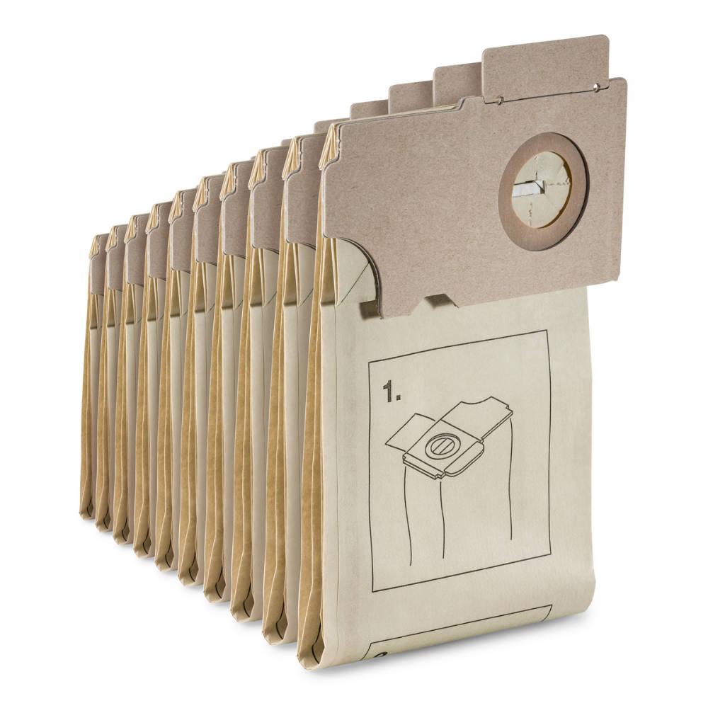 Karcher | Karcher Paper Filter Bags | 10 Pack | 6.906-097.0 | 6.906-097.0 | ECA Cleaning Ltd