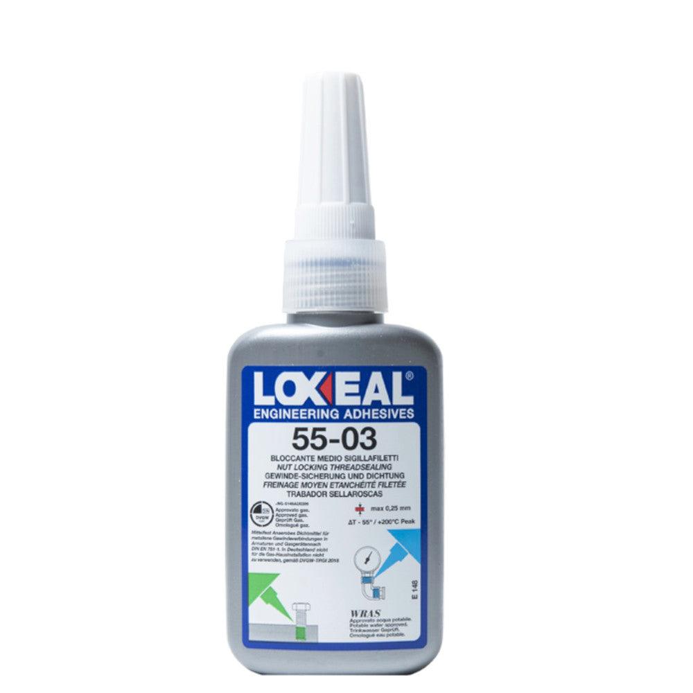 Loxeal | LOXEAL Threadlock | 55-03 | Medium Strength | Blue | 50 ML | LOX5503 | ECA Cleaning Ltd