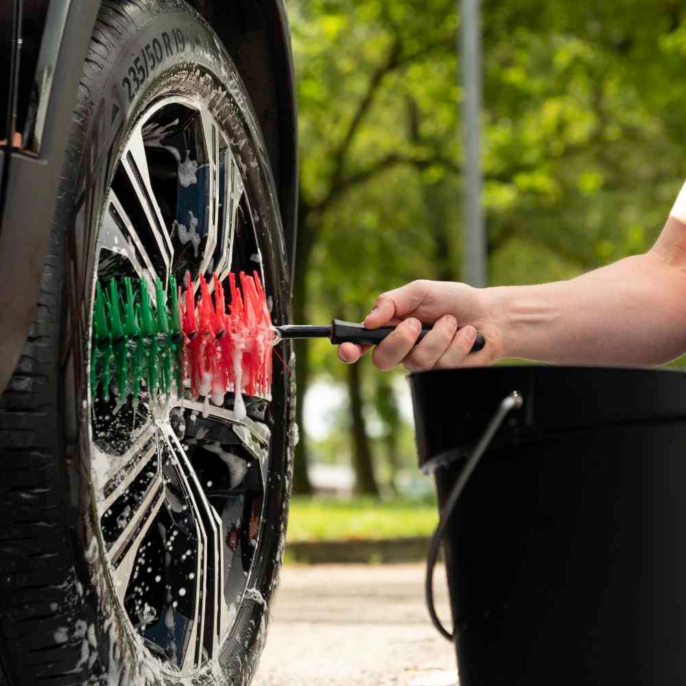 Vikan | Vikan Large Wheel Brush | Soft | 425 MM | 525652 | ECA Cleaning Ltd